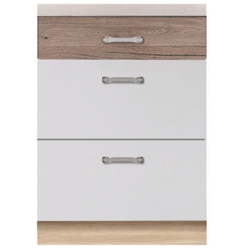 Skrinka do kuchyne Econo 10D Sonoma/Biely/San Remo