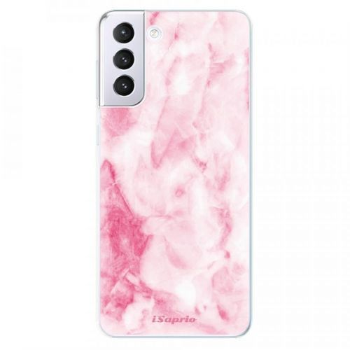 Odolné silikónové puzdro iSaprio - RoseMarble 16 - Samsung Galaxy S21+