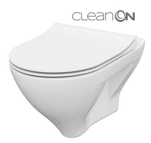 CERSANIT - SET B291 závěsná mísa MILLE CLEAN ON včetně dur. sedátka SLIM (S701-453)