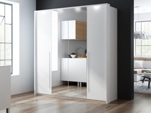 REMA 210 moderná šatníková skriňa, biela