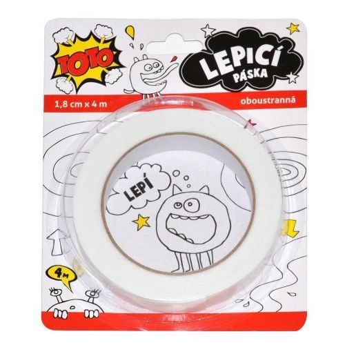 Lepiaca páska obojstranná 1,8cmx4m