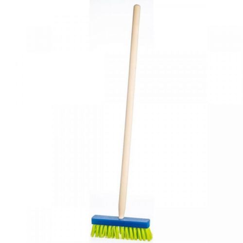 Metla modré s násadou drevo 80 cm