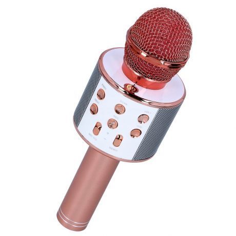 MG Bluetooth Karaoke mikrofón s reproduktorom, ružový