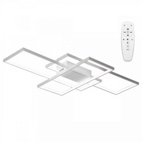 Stropní svítidlo LED Rectangle + ovladač bílé