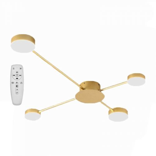 Stropní svítidlo Elegant Four LED zlaté