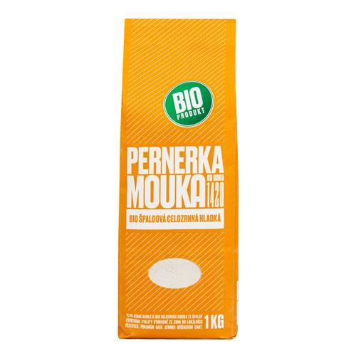 Múka špaldová celozrnná hladká 1 kg BIO PERNERKA 210109