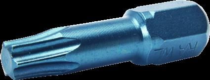 Rawlplug Komplet hrotov typu Torx s vyfrézovanou hlavou T25 T30 T40 25mm
