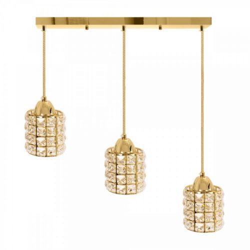 Stropní svítidlo Diamant Tripple zlaté