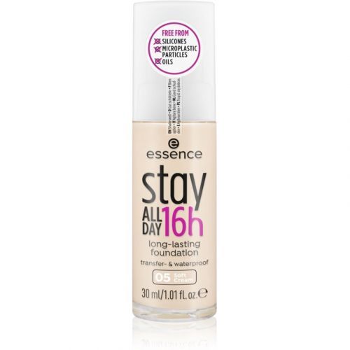 Essence Stay ALL DAY 16h vodeodolný make-up odtieň 05 Soft Cream 30 ml