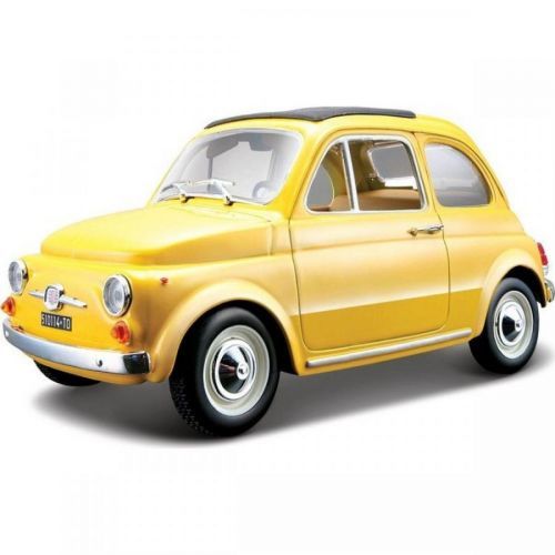 Bburago 1:24 Fiat 500 F 1965 žltá 18-22098