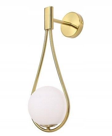 Nástěnná lampa Ball 40 cm zlatá