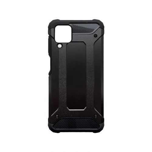 Samsung Galaxy A12 plastové puzdro, čierna Military