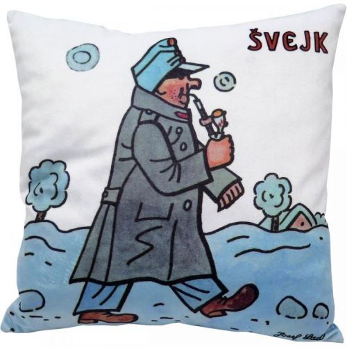 MÚ Brno Vankúš Švejk zima 30 x 30 cm