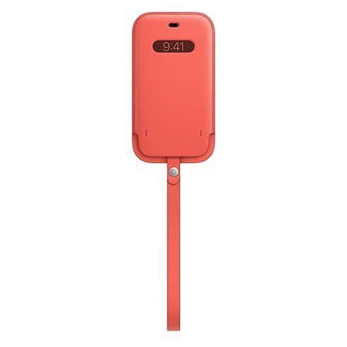 Apple iPhone 12 | 12 Pro Leather Sleeve with MagSafe - Pink Citrus MHYA3ZM/A