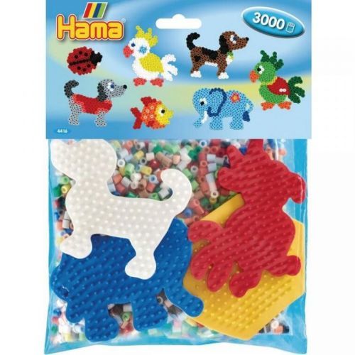Hama Midi Mix korálok a podložiek Zvieratká
