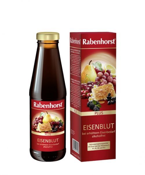 RABENHORST Eisenblut plus železo 450 ml