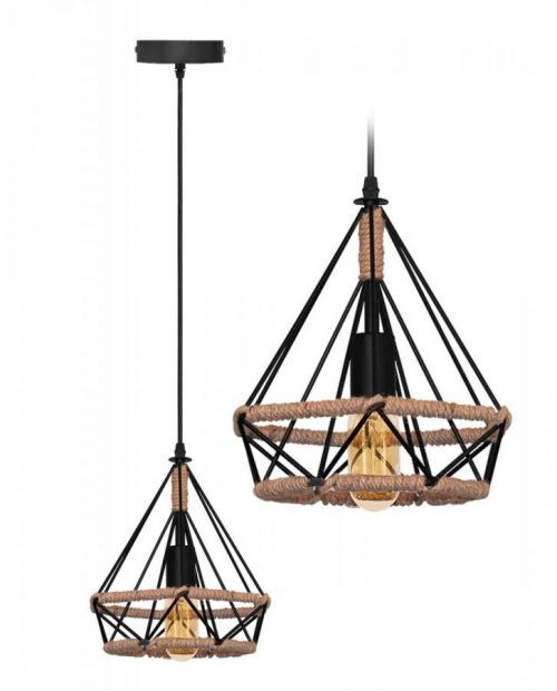 Stropní svítidlo Triangle Loft černé