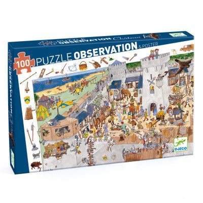 Puzzle - Opevnený hrad - 100 ks