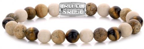 Rebel&Rose Obrúbený náramok Autumn Love RR-80063-S 16,5 cm - S