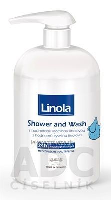 Linola Shower and Wash emulzný gél 1x500 ml