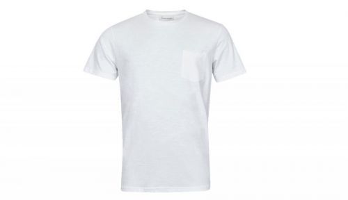 By Garment Makers Organic Tee Pocket biele GM111002-1006