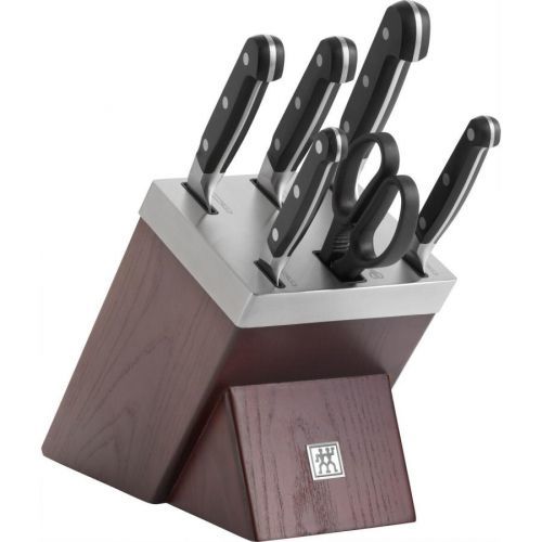 Zwilling Pro samoostriaci blok s nožmi a nožnicami, 7 ks