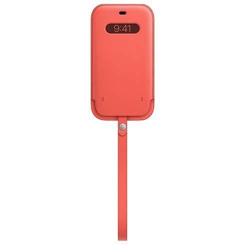 Apple iPhone 12 Pro Max Leather Sleeve with MagSafe - Pink Citrus MHYF3ZM/A
