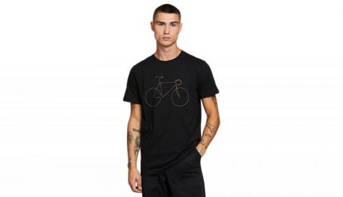 Dedicated T-shirt Stockholm Rainbow Bicycle Black čierne 18280