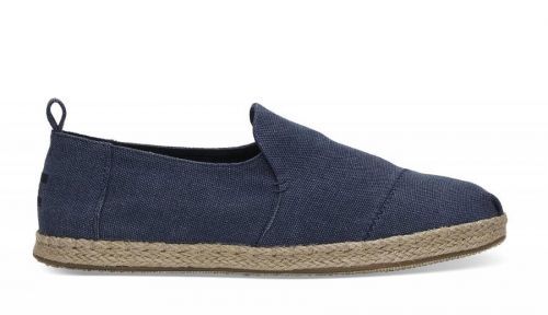 Toms Deconstruct Alpargata Rope Navy Washed modré 10011623