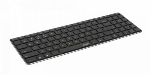 RAPOO KLAVESNICA E9100M, BEZDROTOVA, ULTRA-SLIM, CZ/SK, CIERNA