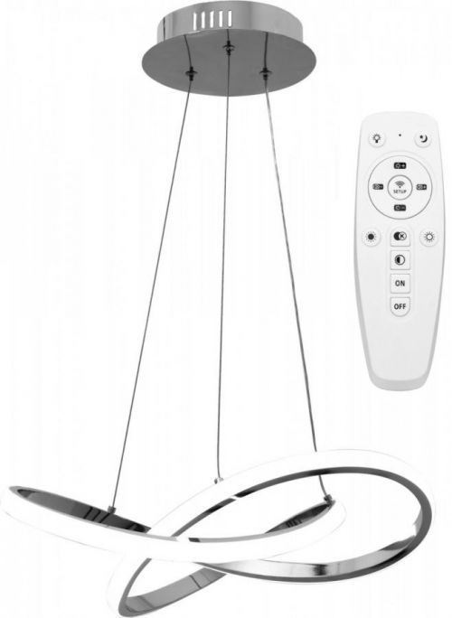 Stropní svítidlo Ring LED stříbrné