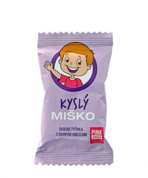 Kyslý Miško - ríbezľová tyčinka PINK ONION 20 g