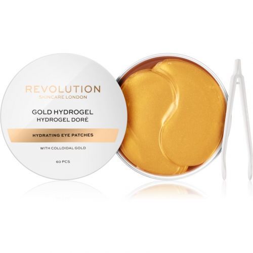 Revolution Skincare Gold Hydrogel hydrogélová maska na očné okolie so zlatom 60 ks