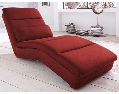 Relaxačne ležadlo Yankee, červená látka%