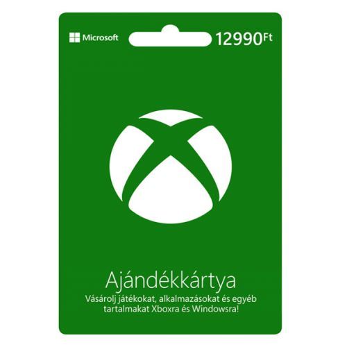 Xbox Store 12 990 HUF - elektronikus pénztárca