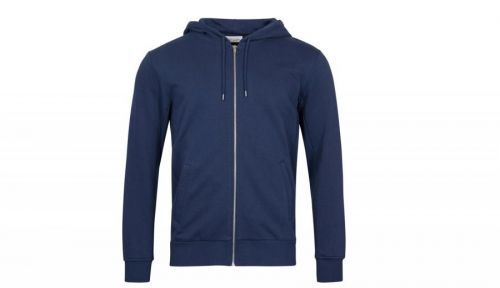 By Garment Makers The Organic Hoodie modré GM111102-3096