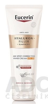 BEIERSDORF AG Eucerin HYALURON-FILLER+ELASTICITY Krém na ruky s depigmentačným účinkom, SPF 30, 1x75 ml