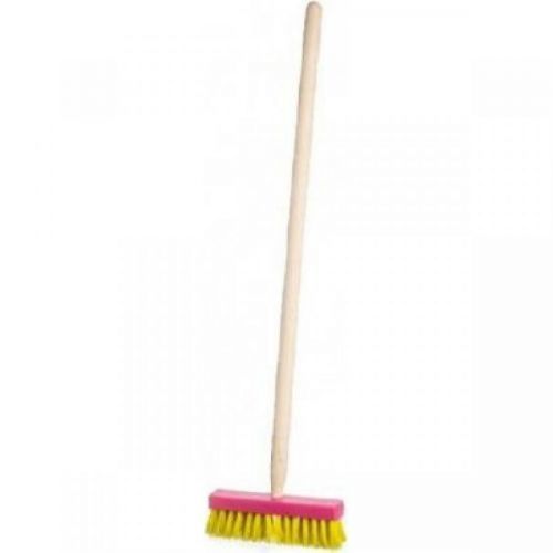 Metla červené s násadou drevo 80 cm