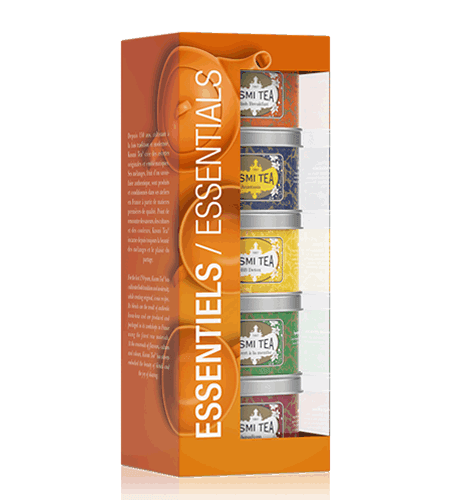 Kusmi Tea Essentials darčekový set, 5 x 25 g