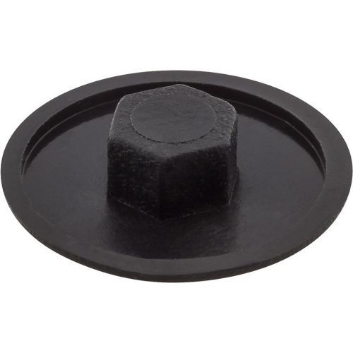 Plastova krytka 12mm cierna 100 ks.