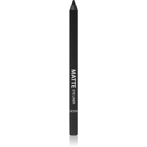 Gosh Matte ceruzka na oči s matným efektom odtieň 002 Black 1,2 g