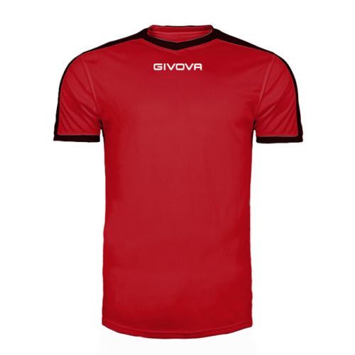 SHIRT REVOLUTION červená-čierna XL