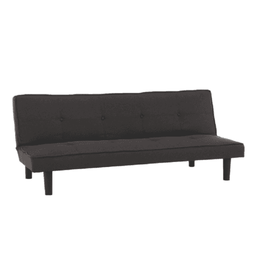 Rozkládací pohovka, hnědá / černá, ZELDA NEW