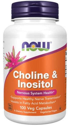 Now Cholin & Inositol 500 mg 100 kapsúl