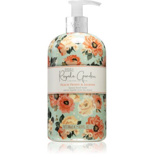 Baylis & Harding Royale Garden Peach Peony & Jasmine tekuté mydlo na ruky 500 ml