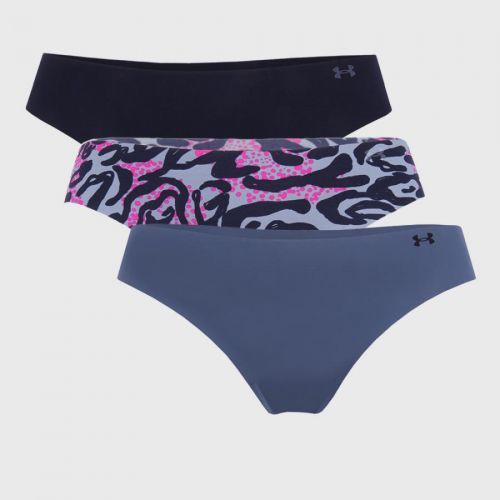 3 PACK modrých športových nohavičiek Under Armour Thong
