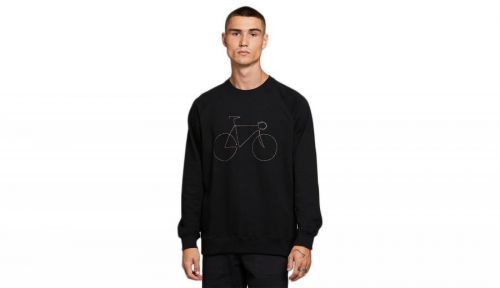Dedicated Sweatshirt Malmoe Rainbow Bicycle Black čierne 18301