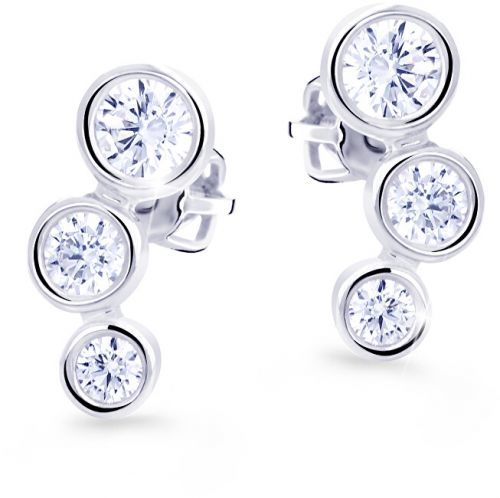 Cutie Jewellery Pôvabné náušnice s trblietavými zirkónmi Z8030-30-10-X-2