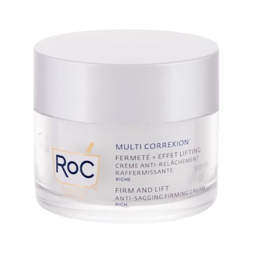 RoC Multi Correxion Firm And Lift Anti-Sagging Firming Cream Rich 50 ml denný pleťový krém na veľmi suchú pleť; výživa a regenerácia pleti