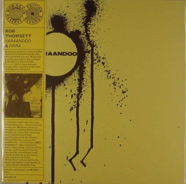 Vinyl THOMSETT, ROB - YARAANDOO/HARA